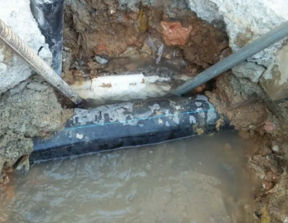 巴宜测漏水之水管漏水